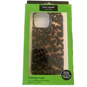 KATE SPADE Protective Case Magsafe For IPHONE 16 PRO MAX Brown Black